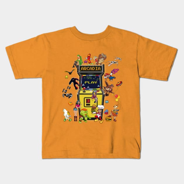 Arcadia Kids T-Shirt by Uwantmytees